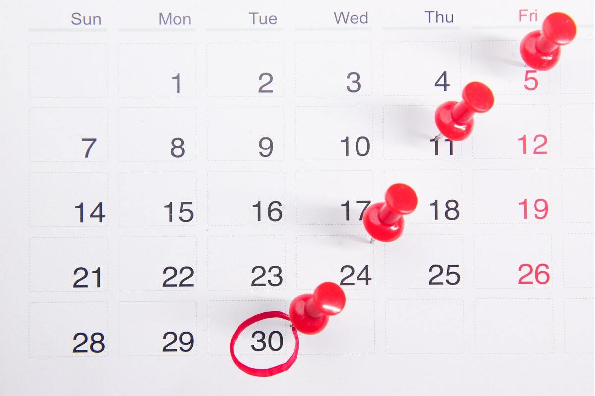 Your Q3 2022 deadlines for the diary